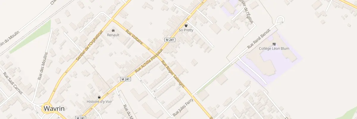 Plan du 80 Rue Achille Pinteaux à Wavrin