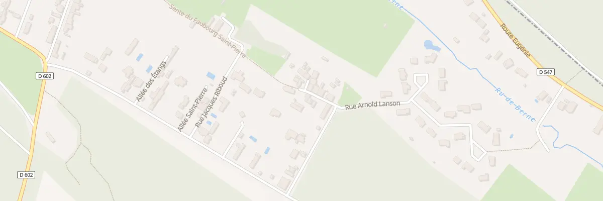Plan du 9 Imp du Faubourg St Pierre à Vieux-Moulin