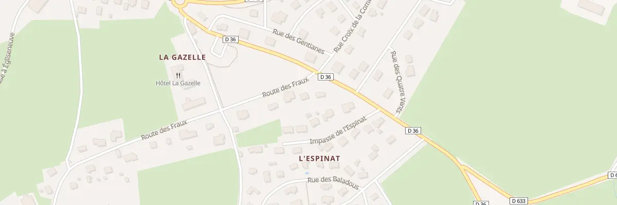 Plan du 3 Rte des Fraux à Besse-et-Saint-Anastaise