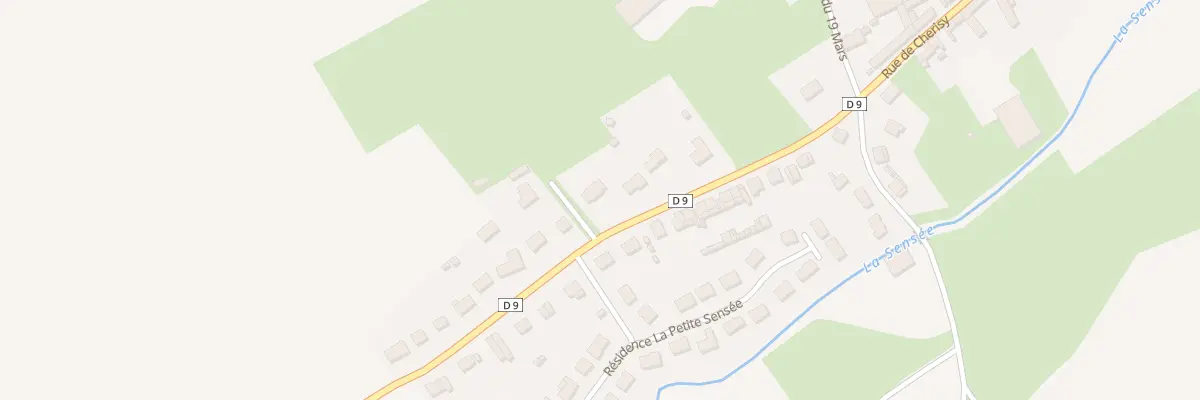 Plan du 43 Rue de Chérisy à Vis-en-Artois