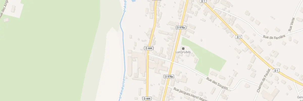 Plan du 25 Rue Jean Jaurés à Lurcy-Lévis