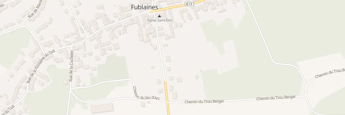 Plan du 17 Rue de l’Eglise à Fublaines