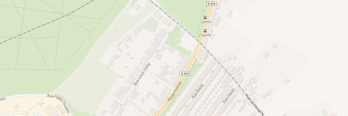 Plan du 219 Rte d’Arras à Drocourt