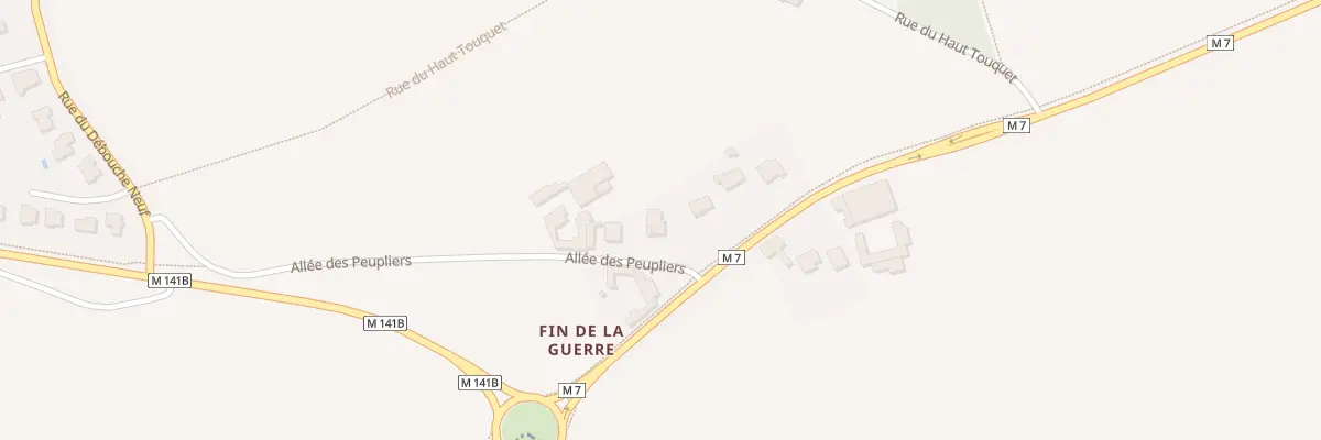 Plan du 4 All des Peupliers à Escobecques