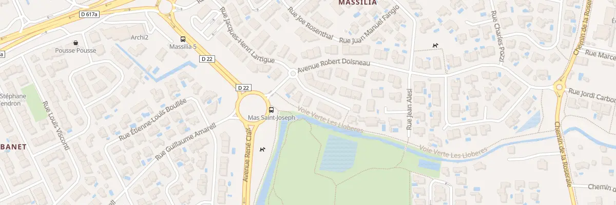 Plan du 6 Rue Félix Nadar à Perpignan