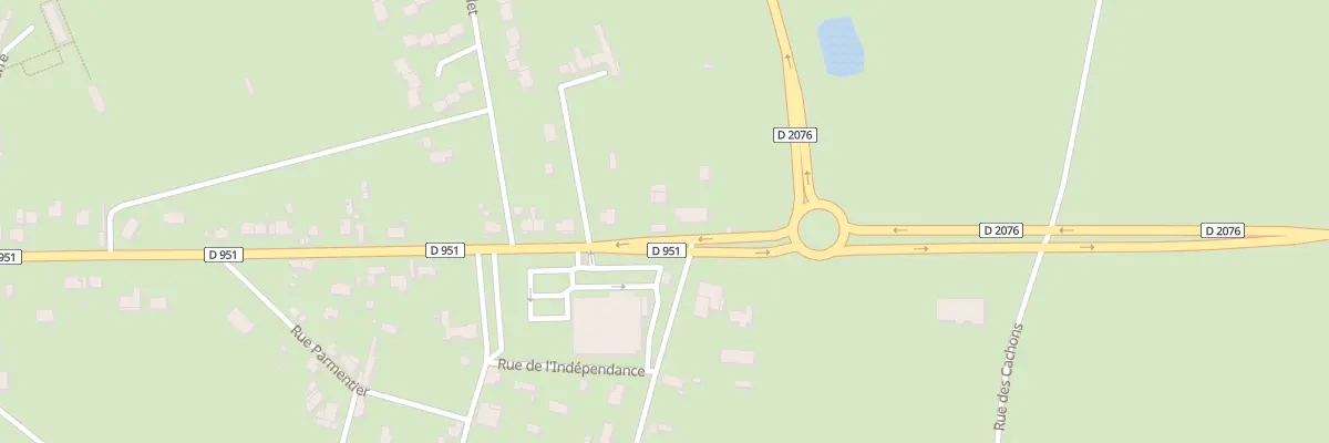 Plan du 85 Rte de Saint-pierre-le-moûtier à Sancoins