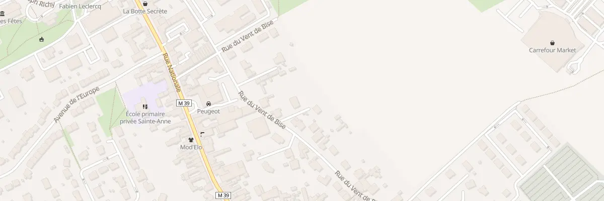 Plan du 317 Rue du Vent de Bise à Annœullin