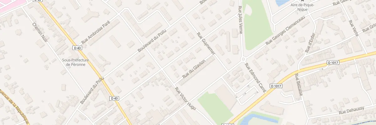 Plan du 24 Rue du Général Leclerc à Péronne