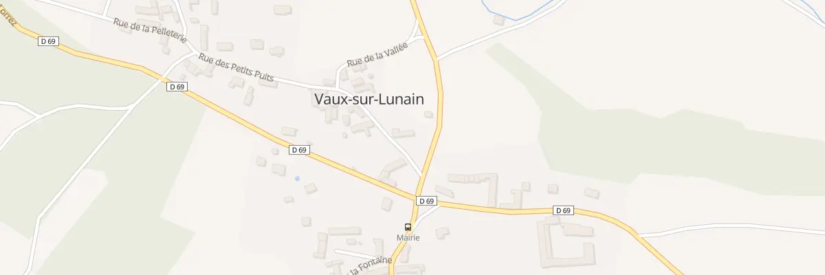 Plan du 2 Rue des Petits Puits à Vaux-sur-Lunain