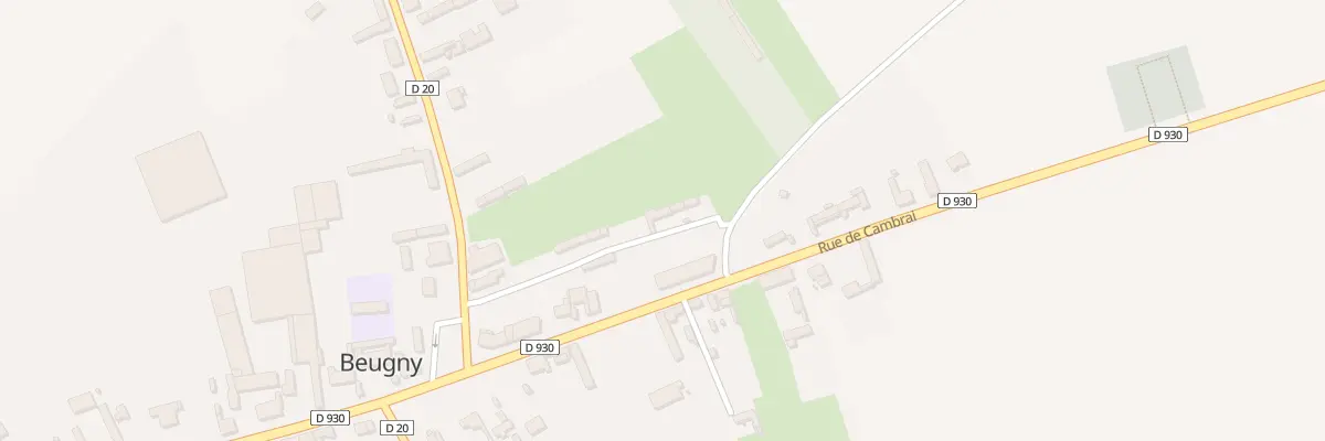 Plan du 6 Rue de Vaulx à Beugny