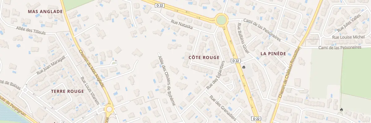 Plan du 15 Rue Fons Godail à Cabestany