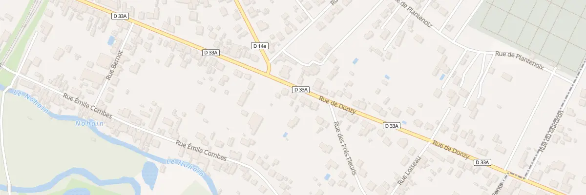 Plan du 142 Rue de Donzy à Cosne-Cours-sur-Loire