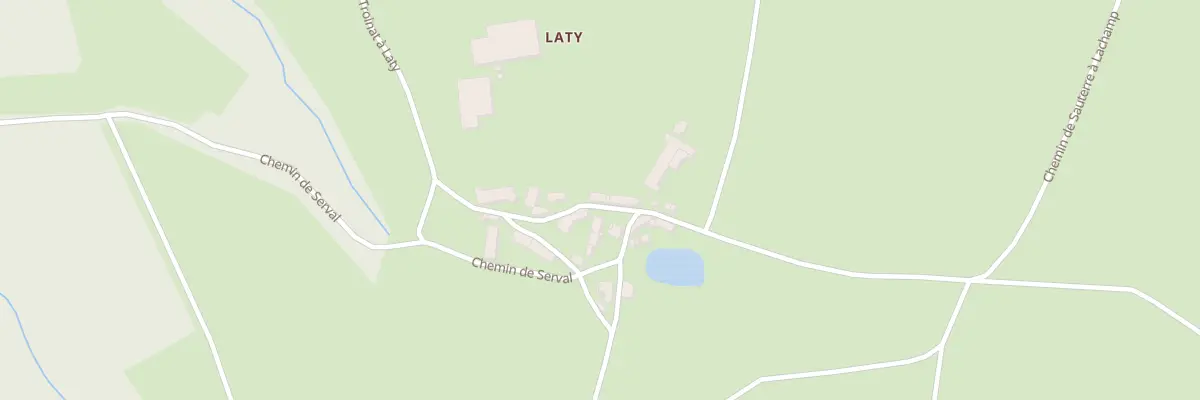 Plan du 5 Laty à Manzat