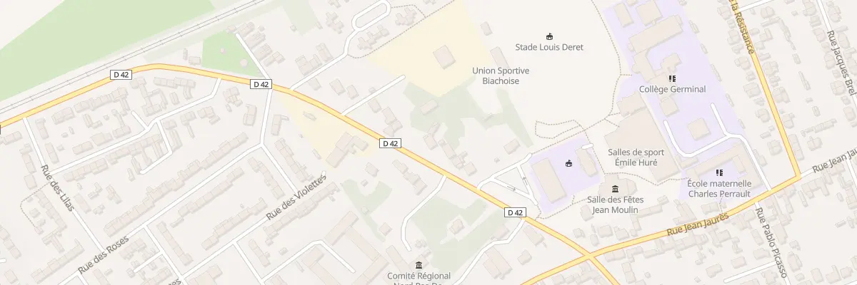 Plan du 11 Rue Gambetta à Biache-Saint-Vaast