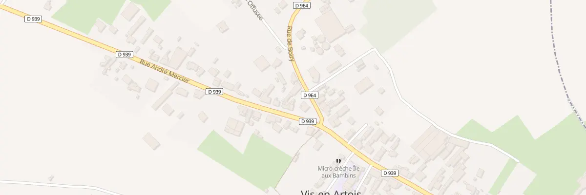 Plan du 31 Rue Andre Mercier à Vis-en-Artois