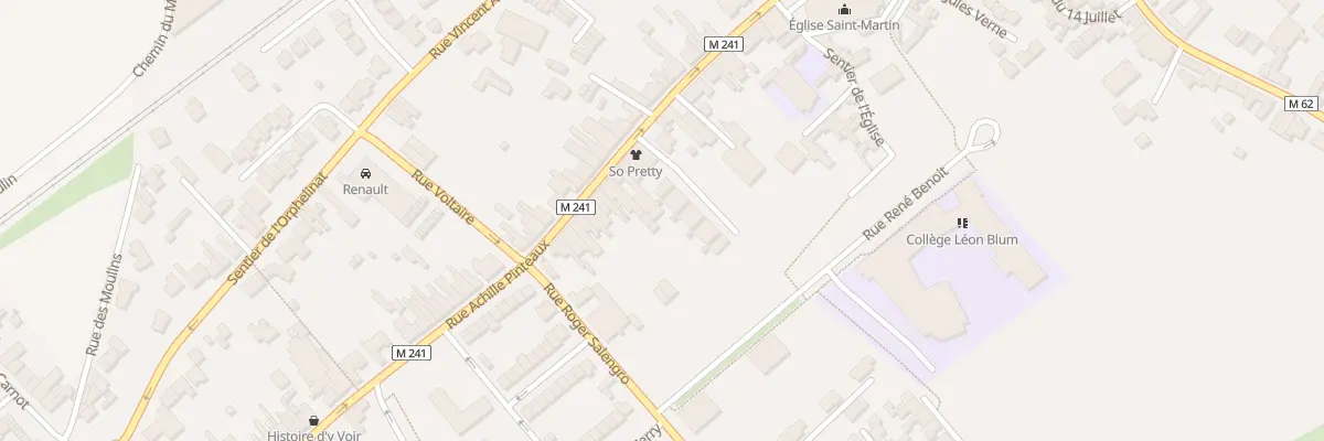 Plan du 94 Rue Achille Pinteaux à Wavrin