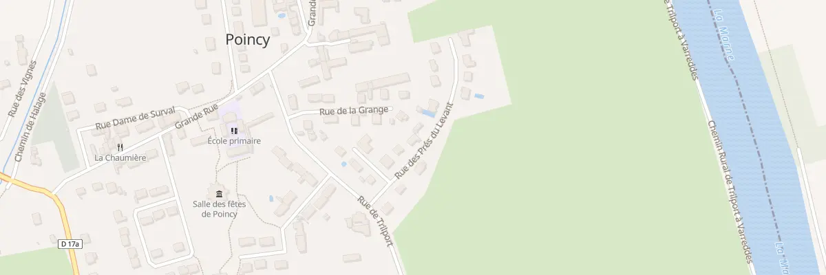Plan du 4 Rue des Prés du Levant à Poincy