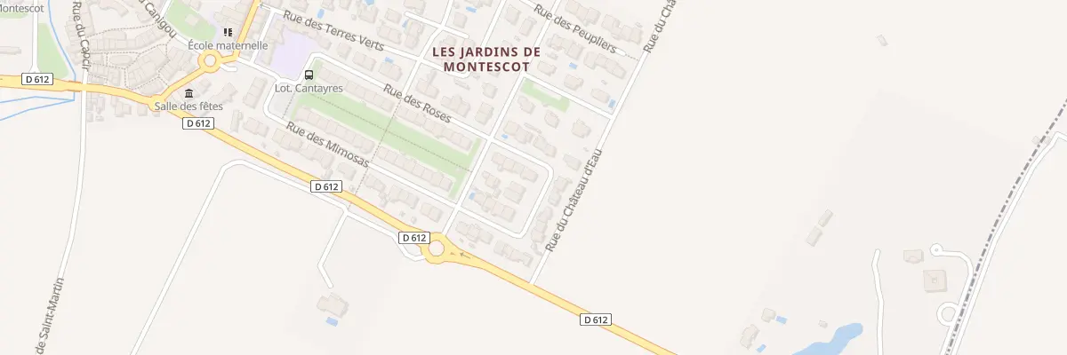 Plan du 39 Rue des Roses à Montescot