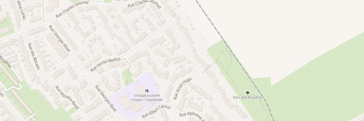 Plan du 3 Rue Claude Debussy à Annœullin