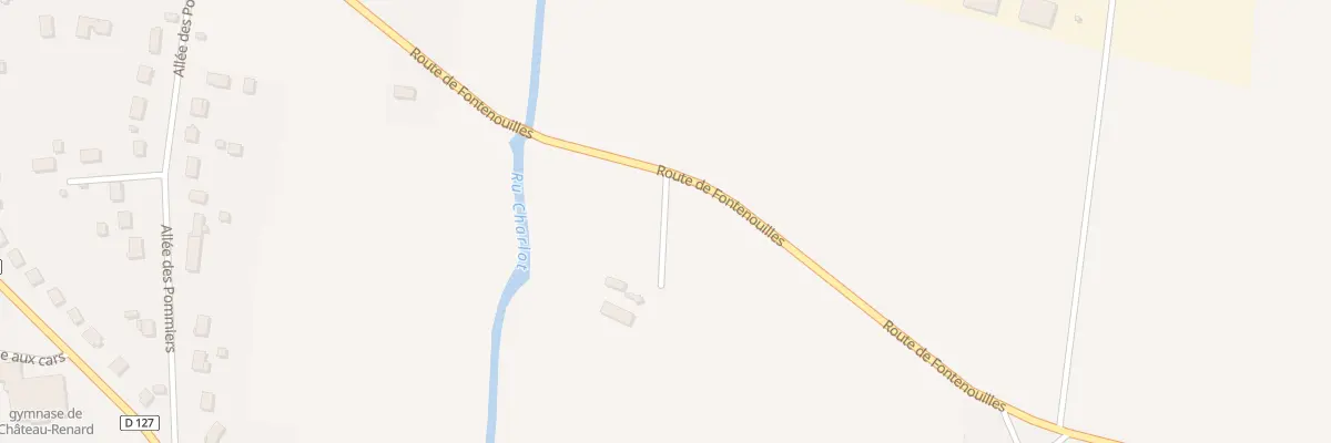 Plan du 656 Rte de Fontenouilles à Château-Renard