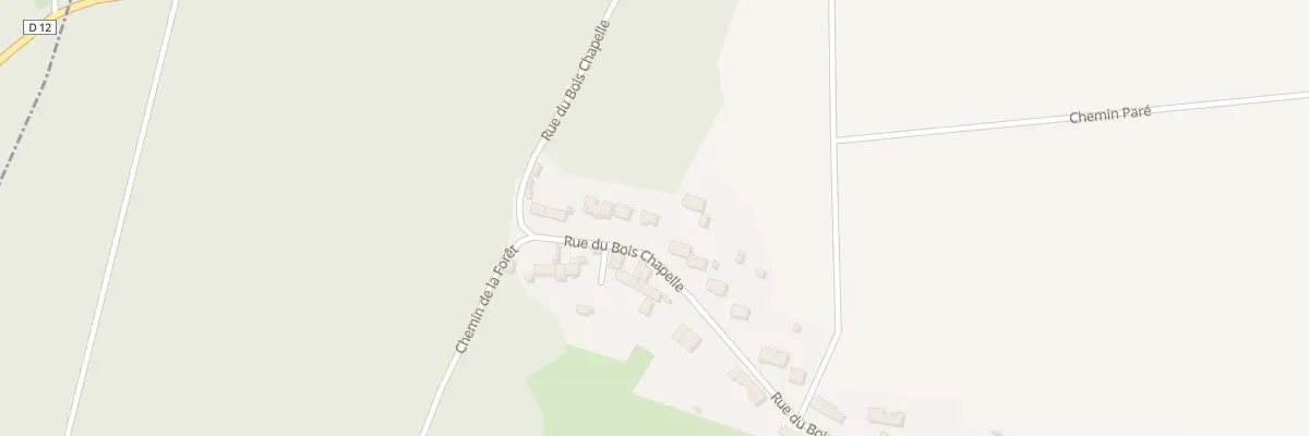 Plan du 76 Rue du Bois Chapelle à La Chapelle-Rablais