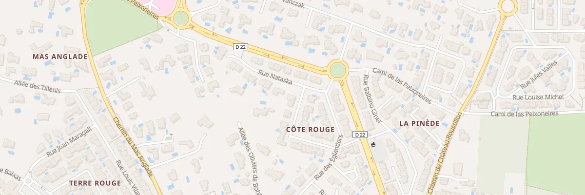 Plan du 25 Rue Fons Godail à Cabestany