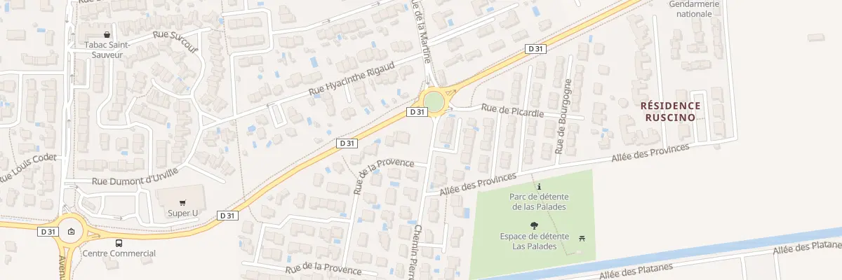 Plan du 1 Rue de Provence à Bompas