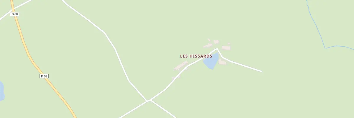 Plan du 5032 Les Hissards à Chappes