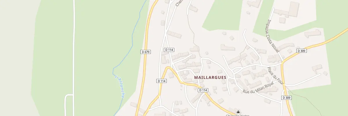 Plan du 5493 Maillargues Nord à Allanche