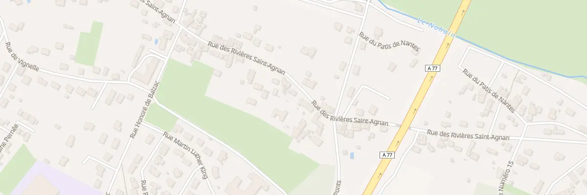 Plan du 112 Rue Rivieres Saint Agnan à Cosne-Cours-sur-Loire