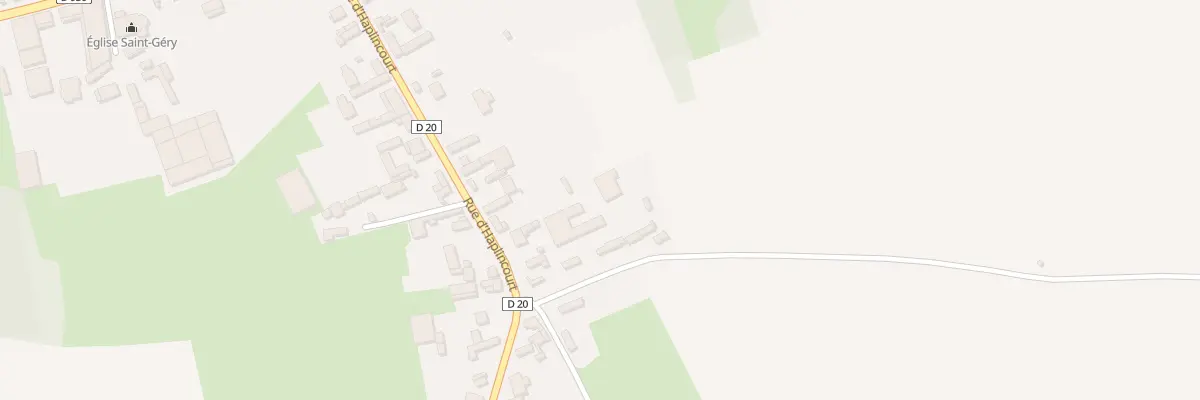 Plan du 13B Rue d’Haplincourt à Beugny