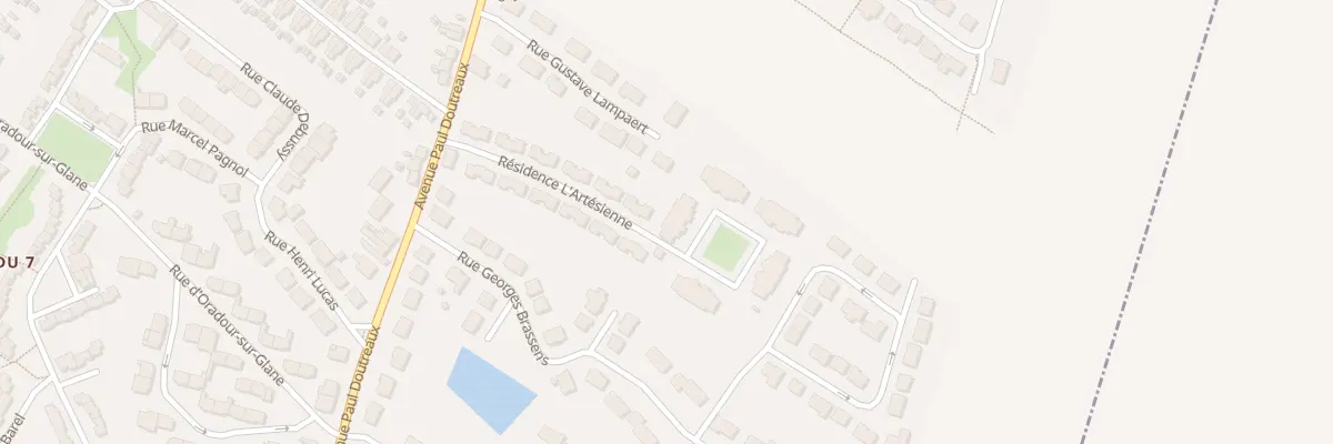 Plan du 5005F Res l’Artesienne à Hesdigneul-lès-Béthune