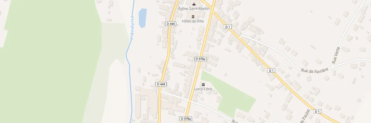 Plan du 54 Bd Gambetta à Lurcy-Lévis