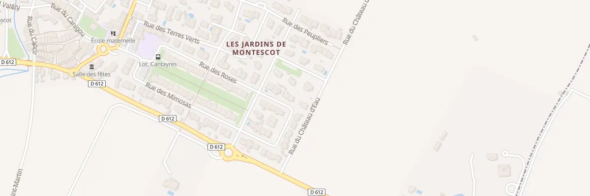 Plan du 30 Rue des Roses à Montescot