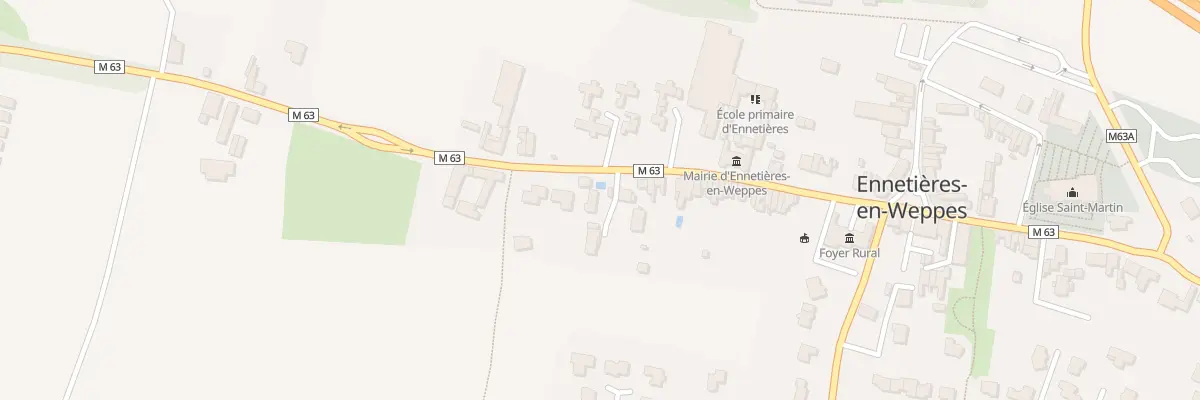 Plan du 83 Rue du Bourg à Ennetières-en-Weppes