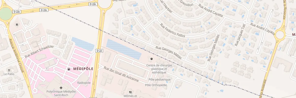 Plan du 34 Rue Georges Méliès à Perpignan
