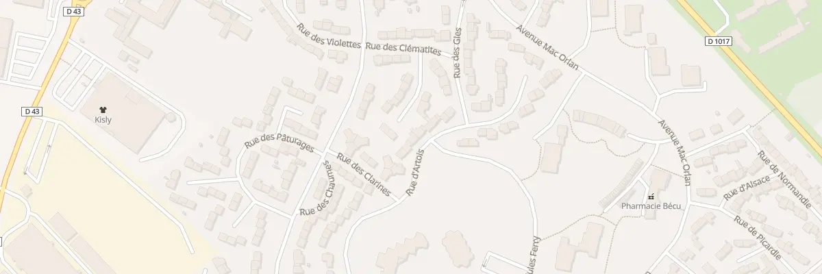 Plan du 31 Rue d’Artois à Péronne