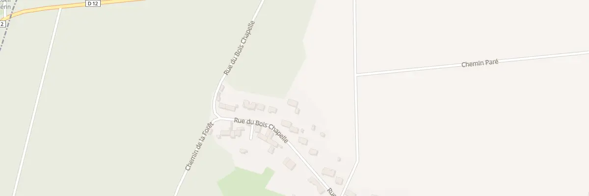 Plan du 74 Rue du Bois Chapelle à La Chapelle-Rablais