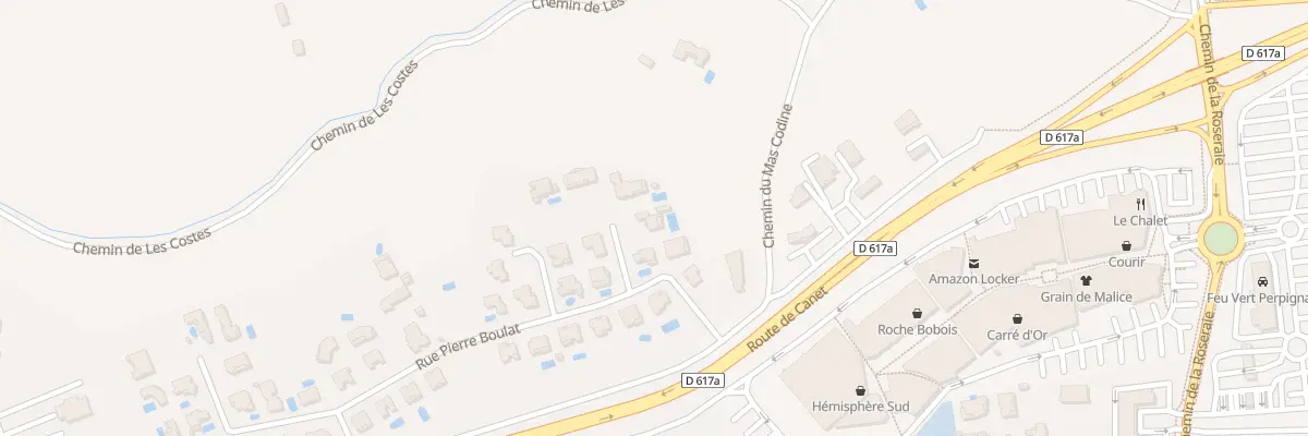 Plan du 4 All Jean Ribière à Perpignan