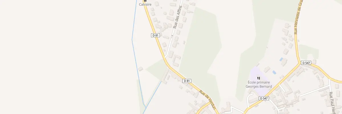 Plan du 2 Rue des Affins à Rethondes