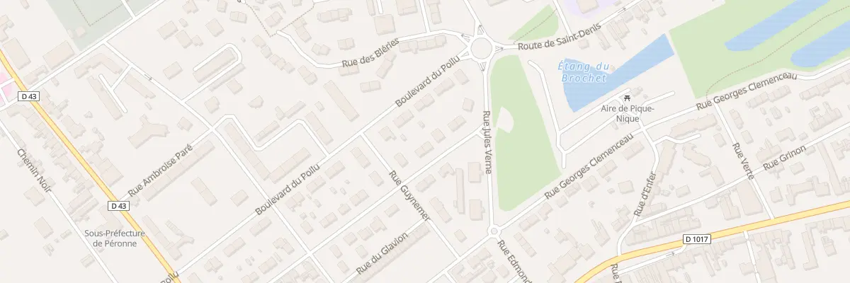 Plan du 33 Rue du Général Leclerc à Péronne