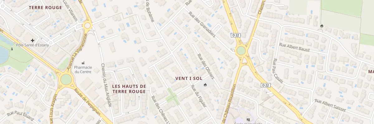 Plan du 21 Rue du Figuier à Cabestany