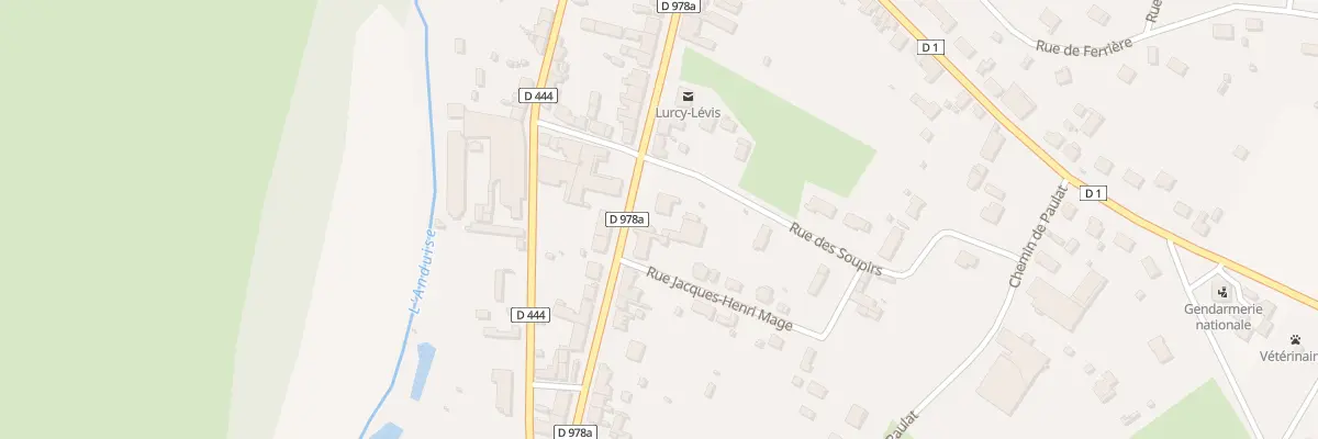 Plan du 79 Bd Gambetta à Lurcy-Lévis