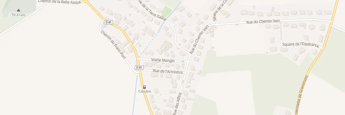 Plan du 9 Voir Mangin à Rethondes