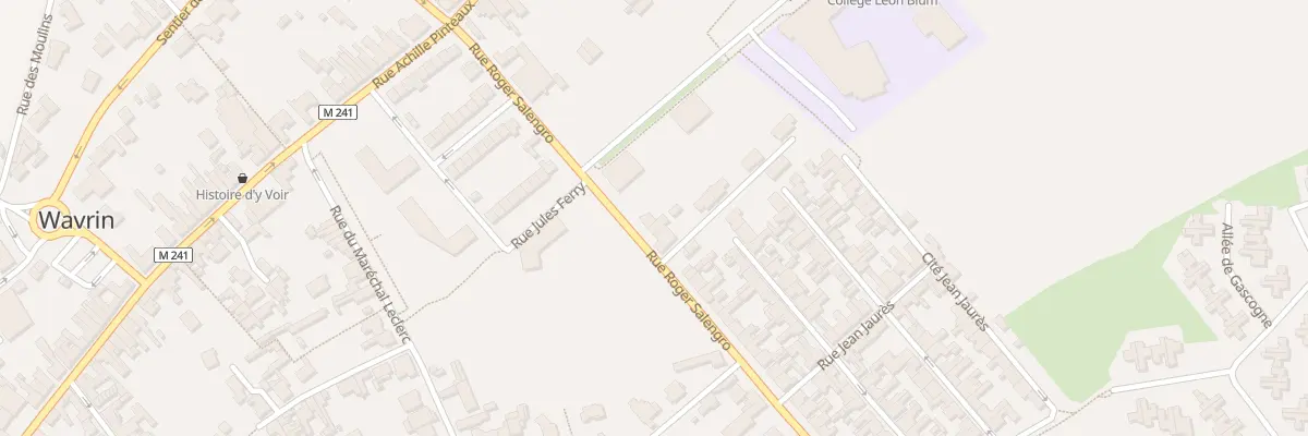 Plan du 15 Rue Roger Salengro à Wavrin