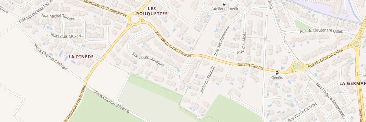 Plan du 21 Av Georges Danton à Cabestany