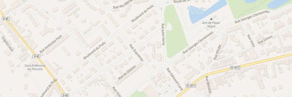 Plan du 32 Rue du Général Leclerc à Péronne