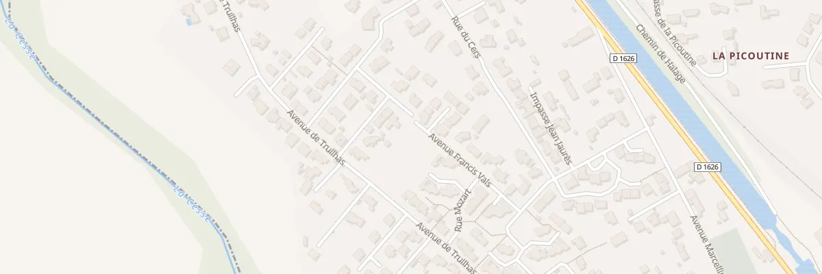 Plan du 33 Av Francis Vals à Sallèles-d’Aude