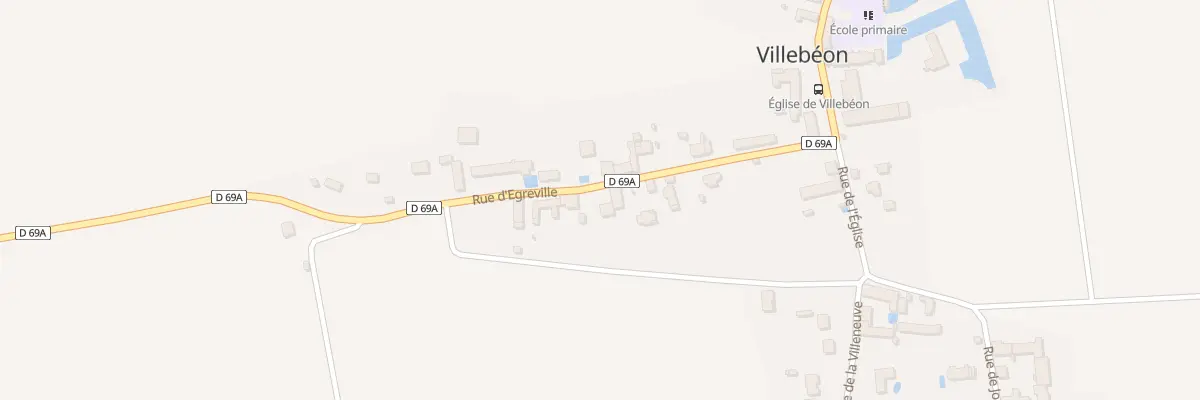Plan du 13 Rue d’Egreville à Villebéon