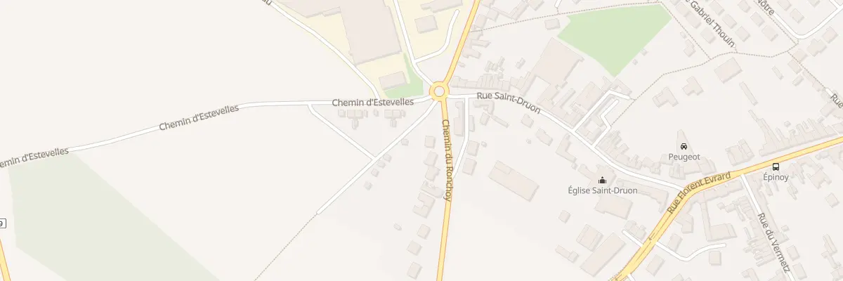 Plan du 2 Rue du Ronchois à Carvin